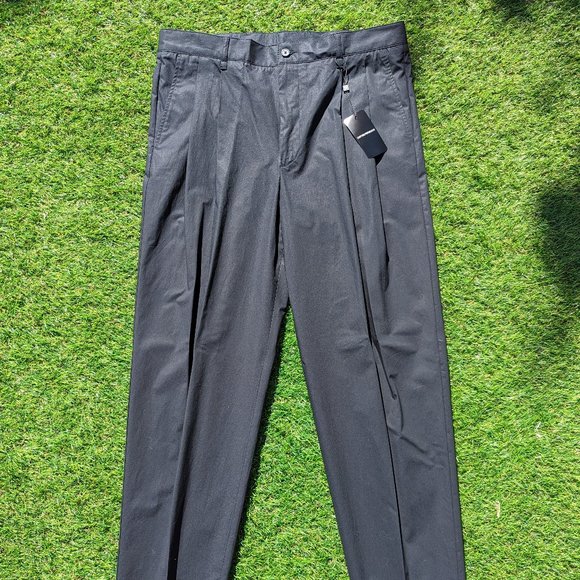 Emporio Armani Cotton Pleated Dress Pants - NWT - Picture 1 of 8